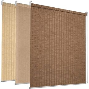 Roller Window Shades,Light Filtering Roller Shade,Window Blinds,Roll Up and Down Blinds for Home,Easy to Install(Coffee, 32" W x 72" H)