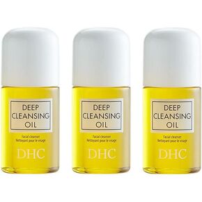 DHC Deep Cleansing Oil, Facial Cleansing Oil, Makeup Remover, Cleanses without Clogging Pores, Residue-Free, Fragrance and Colorant Free, All Skin Types, 6.7 fl. oz.