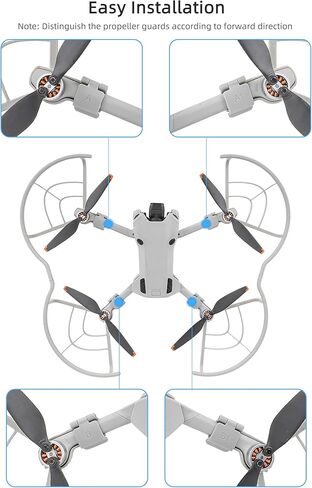واقي المروحة Mini 4 Pro، واقي مراوح سريع التحرير وقابل للإزالة لملحقات DJI Mini 4 Pro، ملحقات الطائرة بدون طيار لحماية الشفرة in Kuwait