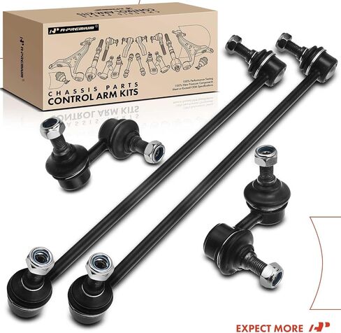 A-Premium Set of 4, Front & Rear Sway Bar Links Kit Stabilizer Bar Links Compatible with Hyundai Genesis Coupe 2011 2012 2013 2014 2015 in Saudi Arabia