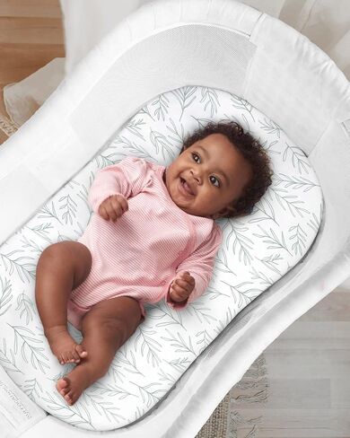 بيبي باي ملاءات سرير اطفال للاولاد والبنات، ملاءة سرير اطفال بحواف مطاطية محايدة لمراتب سرير الاطفال القياسية ومراتب سرير الاطفال الصغار (52 انش × 28 انش)، ملاءات سرير اطفال قطنية ناعمة وآمنة، عبوة من in Kuwait