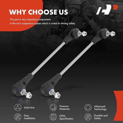 A-Premium 2 x Front Sway Bar Links Stabilizer Bar Links, Compatible with Mini Cooper 2014-2020, Cooper Clubman 2016-2019 in Saudi Arabia