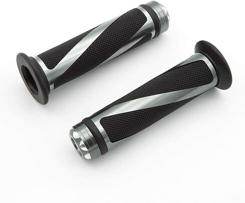7/8" 22mm Motorcycle Hand Grips Handlebar for YZF R1 R6 R6S R3, YFM700 YFM660 Raptor 700R 600 450 350 Warrior YFM350X, MT07 MT09 MT10, NINJA 250R ZX6R 636 ZX6RR ZX10R ZX7R ZX9R ZX12R ZX14R in Kuwait