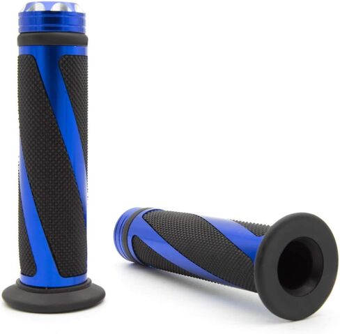 7/8" 22mm Motorcycle Hand Grips Handlebar for YZF R1 R6 R6S R3, YFM700 YFM660 Raptor 700R 600 450 350 Warrior YFM350X, MT07 MT09 MT10, NINJA 250R ZX6R 636 ZX6RR ZX10R ZX7R ZX9R ZX12R ZX14R in Kuwait
