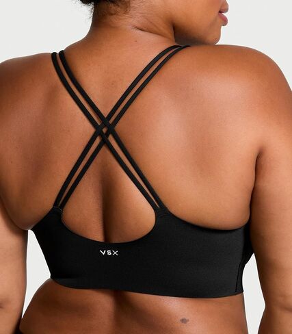 حمالة صدر رياضية للنساء من فيكتوريا سيكريت VSX Elevate Strappy-Comfort، حمالة صدر رياضية لاسلكية منخفضة التأثير، حمالات صدر للنساء (XS-XXL) in Saudi Arabia