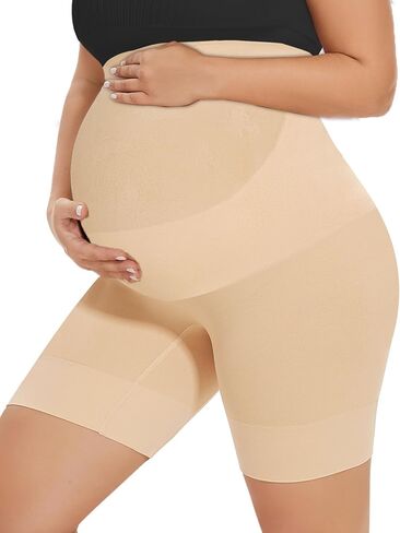 KIM S Women's Seamless Maternity Shapewear for Dresses, Mid-Thighs Pregnancy Underwear, S-XXXL in Kuwait
