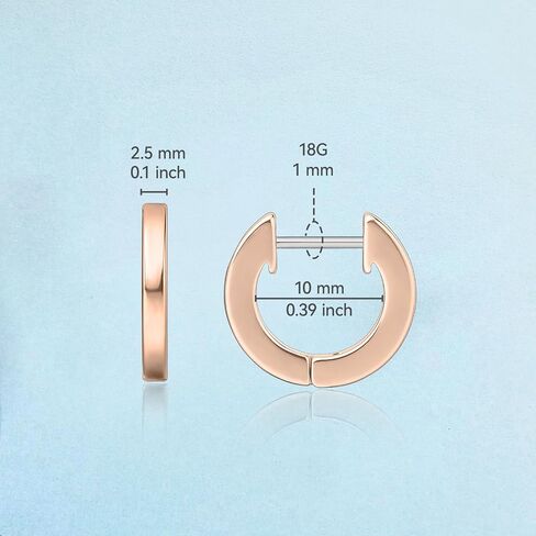 Limerencia G23 Pure Titanium Hypoallergenic Huggies Hoop Earrings for Women Sensitive Ears in Saudi Arabia