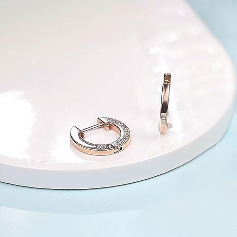 Limerencia G23 Pure Titanium Hypoallergenic Huggies Hoop Earrings for Women Sensitive Ears in Saudi Arabia