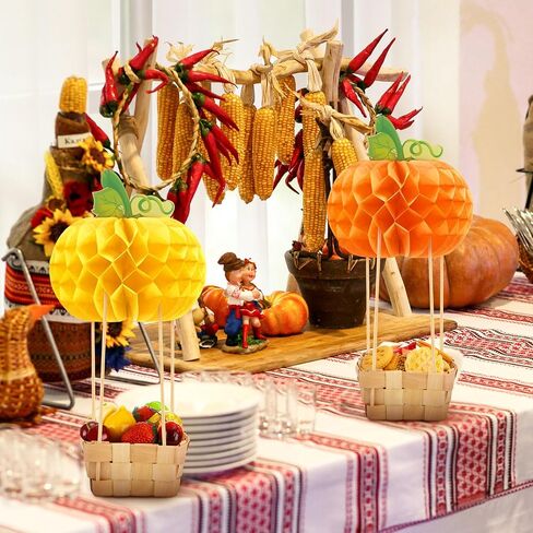 Eersida 8 Set Berry First Birthday Strawberry Honeycomb Tables Centerpieces Baby Shower Party Favors Berry 1st Birthday Decorations Strawberry Paper Hot Air Balloon for Birthday Thanksgiving Christmas in Saudi Arabia