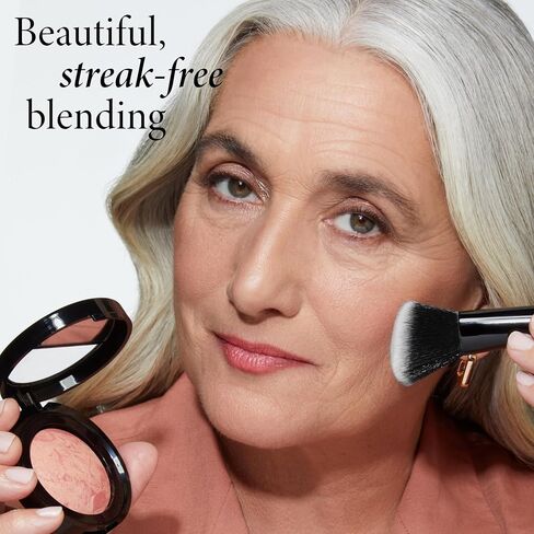 LAURA GELLER NEW YORK Retractable Black Kabuki Brush for Liquid, Cream and Powder Face Makeup With Aluminum Handle in Saudi Arabia