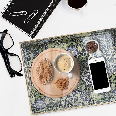 Spsyrine Serving Tray with Handles, Plastic Decorative Tray for Coffee Table, Living Room, Home Decor, Sunflower in Saudi Arabia