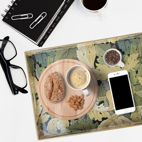 Spsyrine Serving Tray with Handles, Plastic Decorative Tray for Coffee Table, Living Room, Home Decor, Sunflower in Saudi Arabia