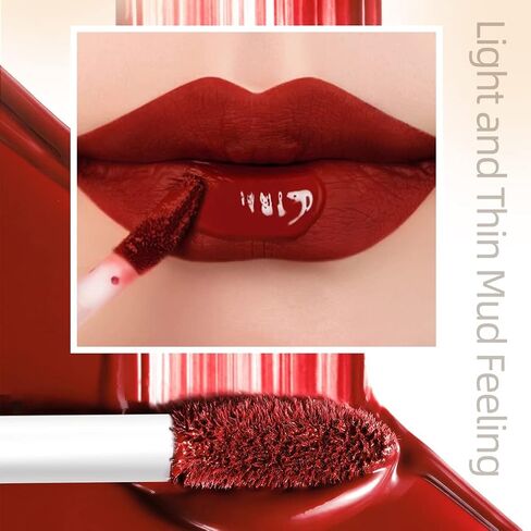QiBest 7Pcs Matte Liquid Lipstick + 1Pcs Lip Plumper Makeup Set Kit, Pigmented Long Lasting Lip Gloss Set, Velvet Waterproof Lip Makeup Gift Sets for Girls and Women in Kuwait