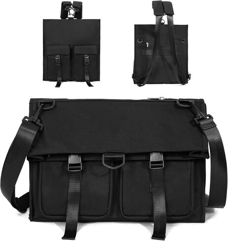 Messenger Bag for Men, Convertible Laptop Backpack Large Crossbody Shoulder Bag Satchel Bag Work Casual in Saudi Arabia