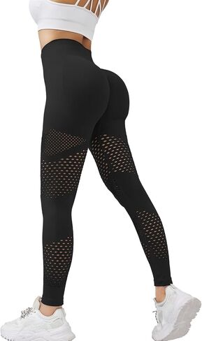 JBT Yoga Pants Women,Workout Leggings for Women,Butt Lifting Leggings for Women,Mesh Style Yoga Leggings in Saudi Arabia