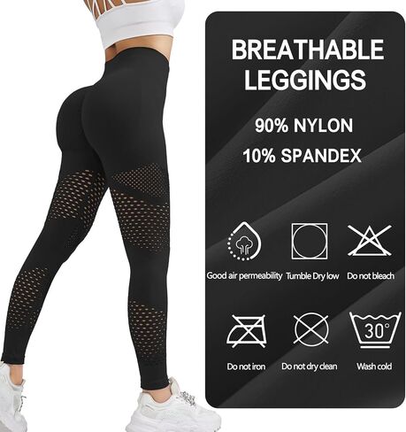 JBT Yoga Pants Women,Workout Leggings for Women,Butt Lifting Leggings for Women,Mesh Style Yoga Leggings in Saudi Arabia