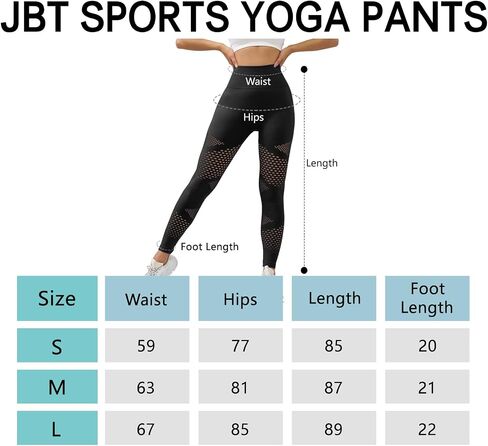JBT Yoga Pants Women,Workout Leggings for Women,Butt Lifting Leggings for Women,Mesh Style Yoga Leggings in Saudi Arabia