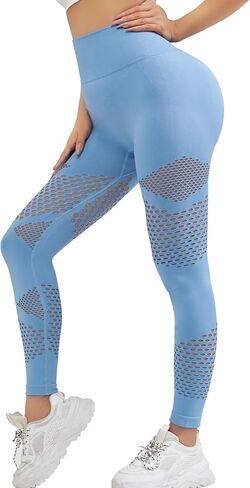 JBT Yoga Pants Women,Workout Leggings for Women,Butt Lifting Leggings for Women,Mesh Style Yoga Leggings in Saudi Arabia
