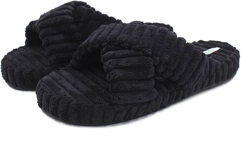 Women's Slippers Crossbands Memory Foam House Shoes Comfy Open Toe Slide Non Slip Washable Sandals in Saudi Arabia