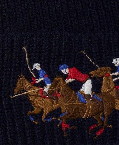 قبعة صغيرة للرجال من POLO RALPH LAUREN مصنوعة من مزيج الصوف المضلع ذو الأساور المضلعة in Saudi Arabia