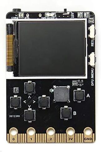 Kittenbot Meowbit Card-Sized Retro Game Computer Codable Console for Microsoft Makecode Arcade & Python Video Game Compatible Micro:bit Expansion Board for Robot Building Without Battery(Blue) in Saudi Arabia