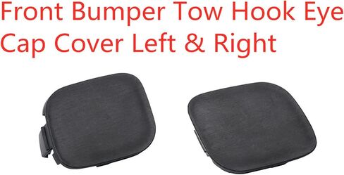 labwork Front Bumper Tow Hook Eye Cap Cover Left Right Pair Replacement for 2010 2011 2012 Toyota Prius in Saudi Arabia