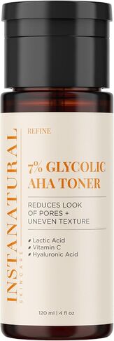 InstaNatural Glycolic Cleanser Face Wash, Reduces the Look of Pores and Uneven Texture, Gently Exfoliates, with Glycolic Acid and Cucumber Extract, 6.7 Fl Oz in Kuwait
