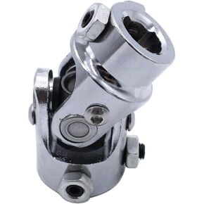 1 PC SHLPDFM Single Universal Joint Stainless Steel 1" DD X 3/4" DD Universal Steering Shaft U Joint Coupler