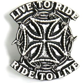 Hot Leathers PNA1005 Live to Ride Pin