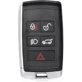 for Land Rover Discovery Range Rover 2018 2019 2020 Replacement Smart Remote Car Key Fob 315MHz 5 Buttons KOBJXF18A, Half Keyless