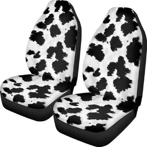 أغطية مقاعد السيارة المطبوعة من Coldinair Leopard Tribal Aztec للمقاعد الأمامية فقط، واقي مقعد دلو مسامي مناسب لمعظم السيارات، سيارات الدفع الرباعي، السيدان، الشاحنات أو الشاحنات، ديكور ملحقات سيارة نافاجو