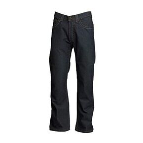 LAPCO FR P-INDM10 34X37 Flame Resistant Men's Modern Jeans, Capacity, Volume, Cotton, 34x37, Denim