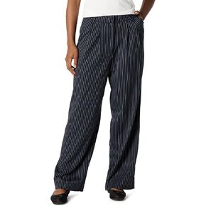 The Drop Women's Standard Nancy Pleat Front Wide Leg Trouser