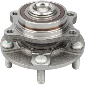 IRONTEK 513268 Front Wheel Bearing and Hub Assembly 5 Lugs w/ABS Fit 2003-2007 for Infiniti G35 RWD, 2003-2009 for Nissan 350Z 1 PCS