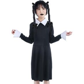 leegleri Halloween Costume Girls Kids Halloween Dress Peter Pan Party Dress Toddler Dress Up Outfit for Child