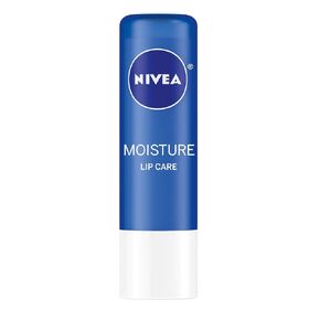 NIVEA Moisture Lip Care, Lip Balm Stick with Shea Butter, Jojoba Oil and Avocado Oil, 0.17 Oz, Pack of 4