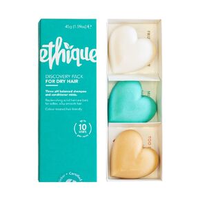 Ethique Hair Sampler - Shampoo & Conditioner - Plastic-Free, Vegan, Cruelty-Free, Eco-Friendly, 5 Travel Bars (Pack of 1)