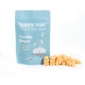 Happy Wax Winter Scented Soy Wax Melts (8oz Pouch) (Vanilla Sugar, 8 Ounce)