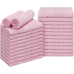 Utopia Towels - Cotton Bleach Proof Salon Towel (16x27 inches) - Bleach Safe Gym 100% Cotton Hand Towel (24 Pack, Black)