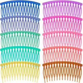 MARY LAVENDER Side Hair Comb for Women Hold Bangs Hair Twist Comb French Twist Hair Pin Clips Hair Accessories Decorative Comb for Women Kids Girls 10pcs