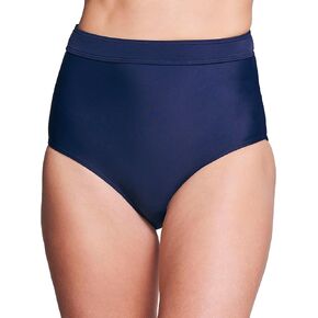Mazu Women's High Waisted Tummy Control Bikini Bottom Swimsuit Tummy Control Bathing Suit Full Coverage Brief