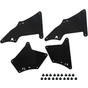 4 Pcs Splash Shield with Clips Splash Guards Fender Liner Shields Fit for 2003-2020 Toyota 4Runner, for 2007-2014 FJ Cruiser, for 2003-2009 GX 470,for 2010-2018 GX 460 Fender Liners-Thicker