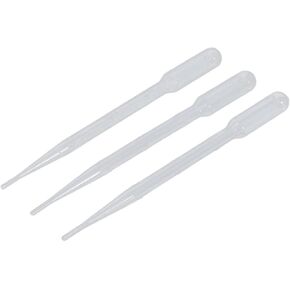 100 Pipette Eyedroppers for Liquid Transfer and Airbrush Paint - 3ML