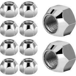 10 Pack Open End Acorn Lug Nuts 509 Tire Lugs Wheel Nuts 1/2-20 Inch Lug Nuts Trailer Lug Nuts Zinc Plated Wheel Trailer Lugs Replacement for 1/2" Wheel Lug Studs Trailer RV Truck Tire Bolt in Saudi Arabia