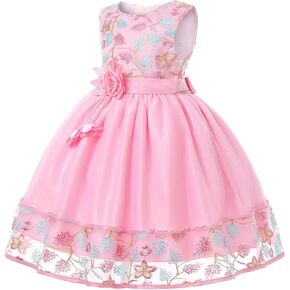 Viriber Girls Dress Party Dress for Girls Ankle Length Long Princess Dress Christmas Holiday Dress … …