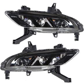 Left Driver and Right Passenger Sides Pair Fog Lights Replacement for Nissan Maxima 2016-2019 Fog Lights Driving Lamps 261504RA0B 261554RA0B