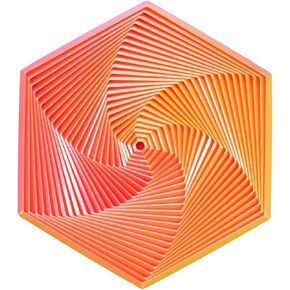 Fractal Fidget Hexagon: لعبة Infinity Fidget مطبوعة ثلاثية الأبعاد لتخفيف التوتر وتقليل القلق - Hexagon Fidget، تصميم فريد ثلاثي الأبعاد، لعبة مثالية للإجهاد
