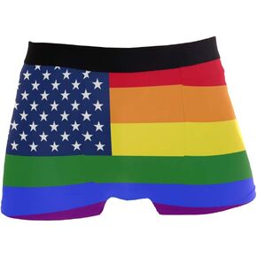 ZZKKO Fashion Colorful Summer Men's Casual Underwear Boxer Briefs Breathable Sport
