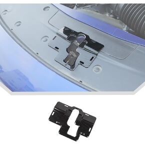 JeCar Carbon Fiber Engine Bay Hood Latch Bolt Dust-Proof Gap Protection Cover for 2011-2023 Dodge Charger Interior Accessories