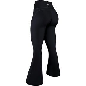 TomTiger Flare Leggings for Women Bootcut Yoga Pants with Tummy Control High-Waisted and Wide Leg